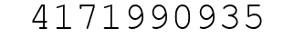 Number 4171990935.