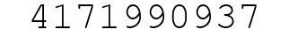 Number 4171990937.