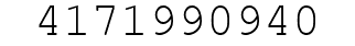 Number 4171990940.