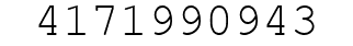 Number 4171990943.