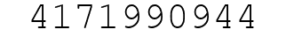 Number 4171990944.