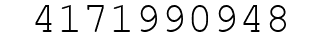 Number 4171990948.