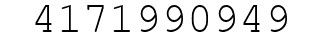 Number 4171990949.