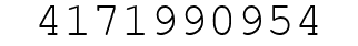 Number 4171990954.