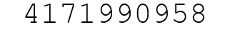 Number 4171990958.