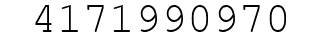 Number 4171990970.