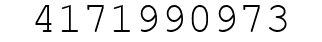 Number 4171990973.