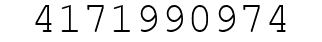 Number 4171990974.