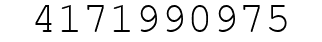 Number 4171990975.