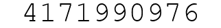 Number 4171990976.