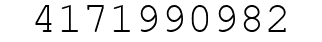 Number 4171990982.