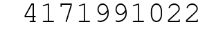 Number 4171991022.