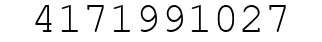 Number 4171991027.