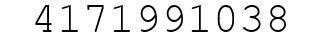 Number 4171991038.