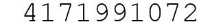 Number 4171991072.