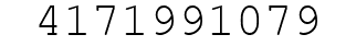 Number 4171991079.
