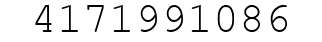 Number 4171991086.