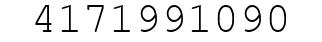 Number 4171991090.