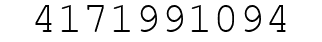 Number 4171991094.