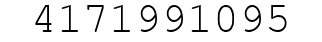 Number 4171991095.