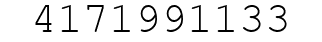 Number 4171991133.