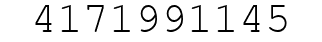 Number 4171991145.