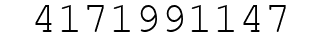 Number 4171991147.