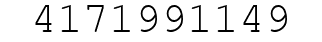 Number 4171991149.