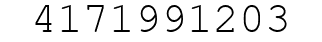 Number 4171991203.