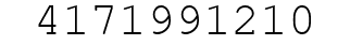Number 4171991210.