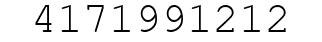 Number 4171991212.