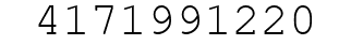 Number 4171991220.
