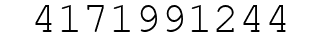 Number 4171991244.