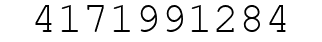 Number 4171991284.