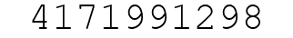 Number 4171991298.