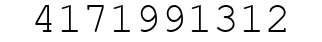 Number 4171991312.