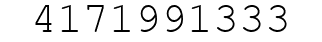 Number 4171991333.