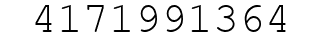 Number 4171991364.