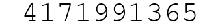 Number 4171991365.