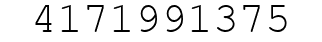 Number 4171991375.
