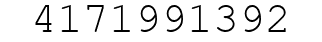 Number 4171991392.