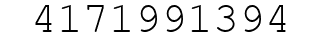 Number 4171991394.