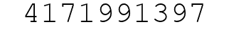 Number 4171991397.