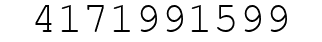 Number 4171991599.