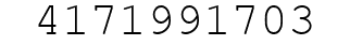 Number 4171991703.