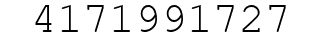 Number 4171991727.