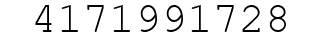 Number 4171991728.