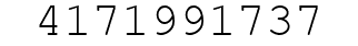 Number 4171991737.