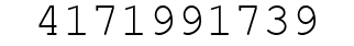 Number 4171991739.