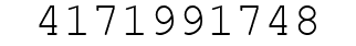 Number 4171991748.